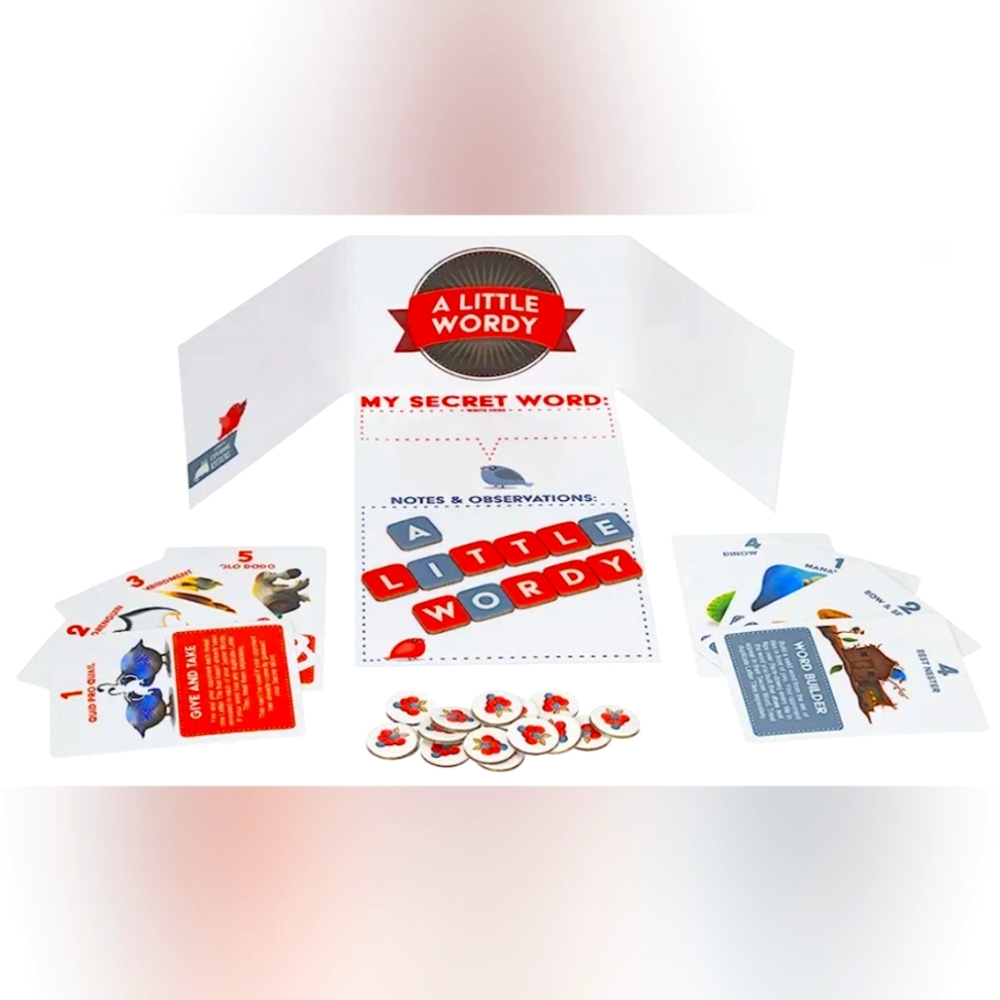 Little Wordy Sneaky Player Tile Game for Aspiring Geniuses Would Be Wizards NWOT